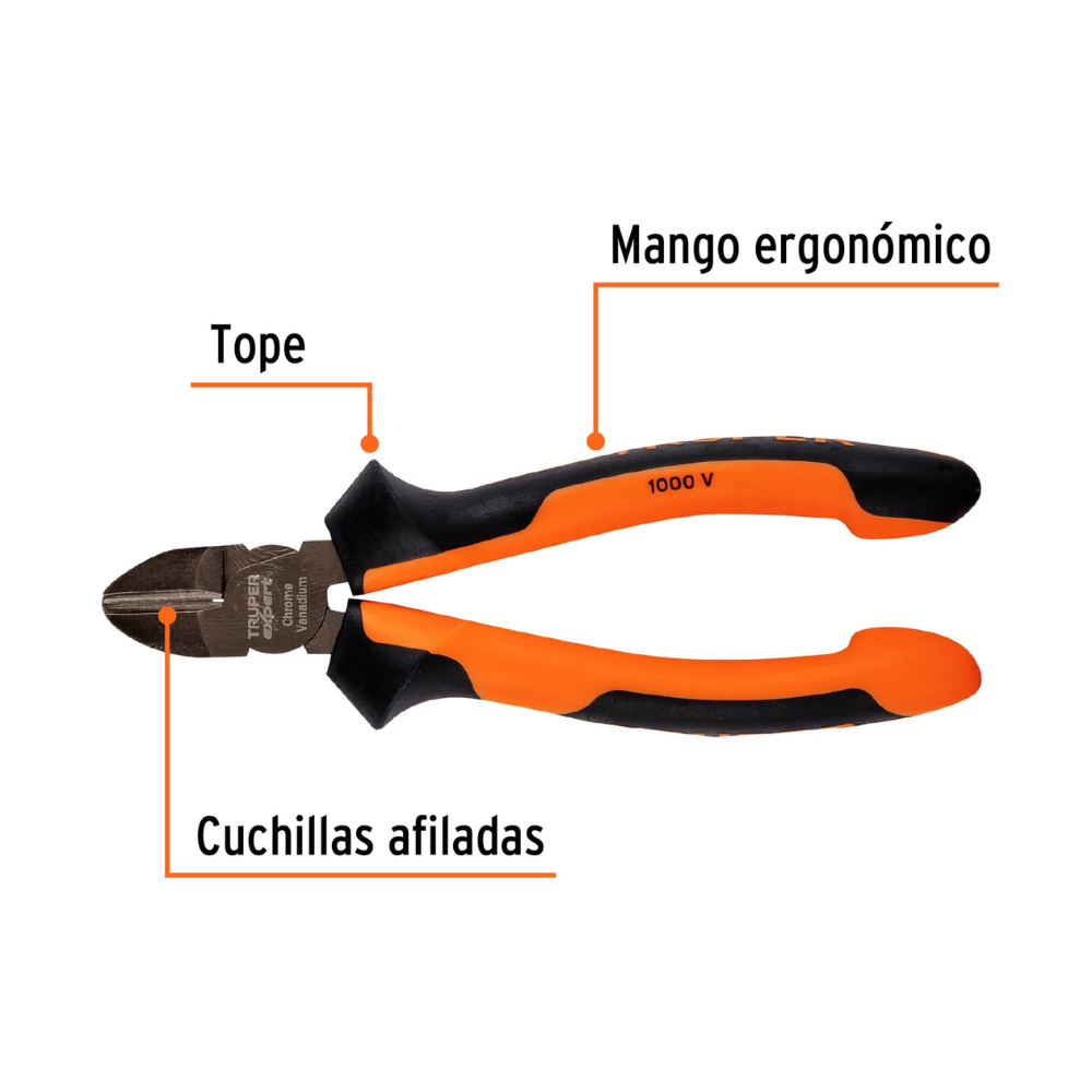 Alicate de corte 6` dielectrico TRUPER