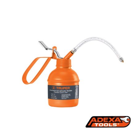 Aceitera de 300 ml (10 oz) con aplicador flexible, Truper