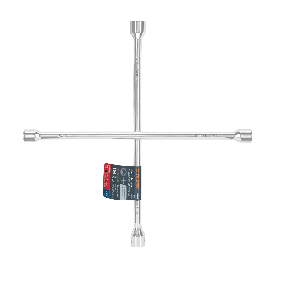 Llave de cruz 18″ Truper 15480
