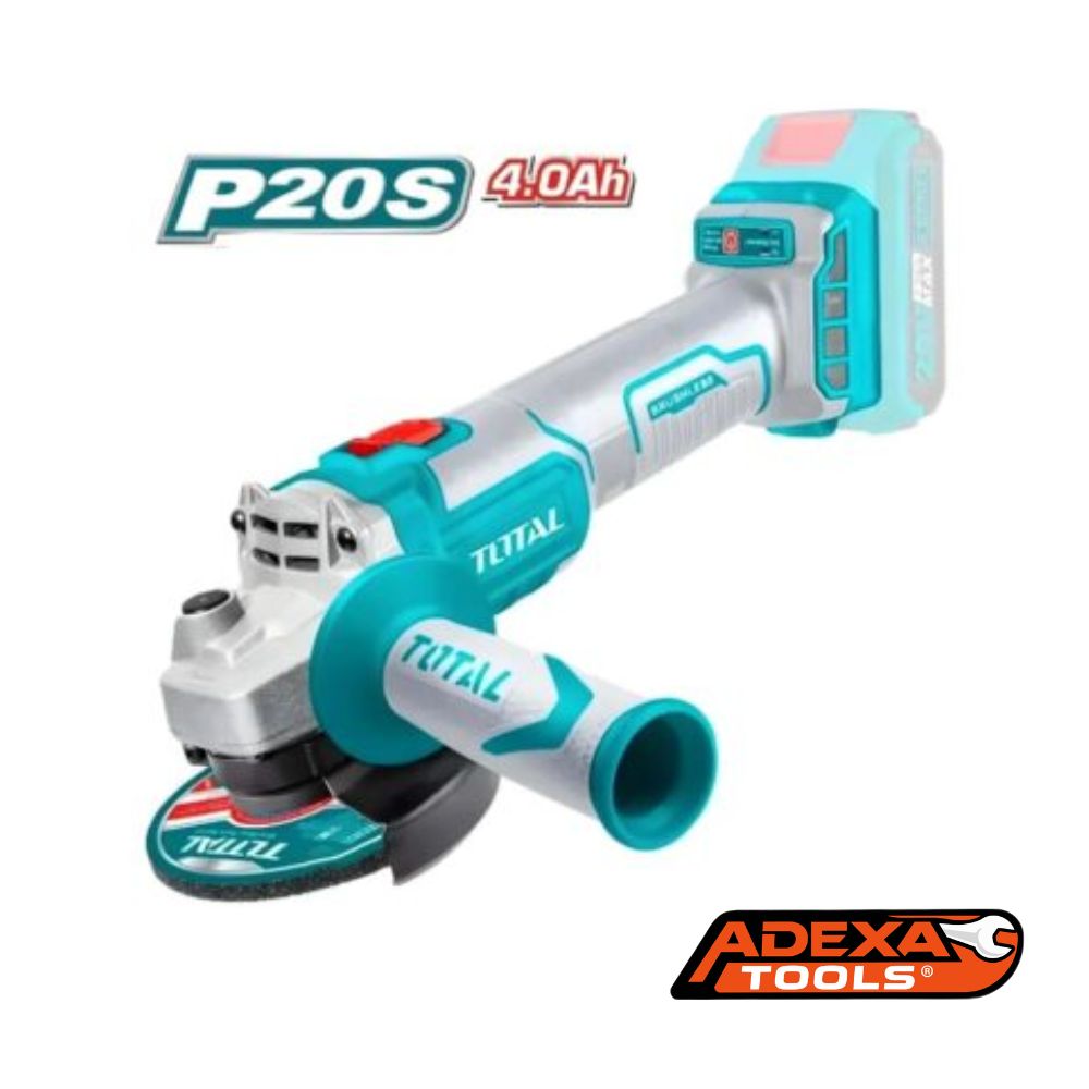 Amoladora angular 20v radial con disco 15mm P20S Total