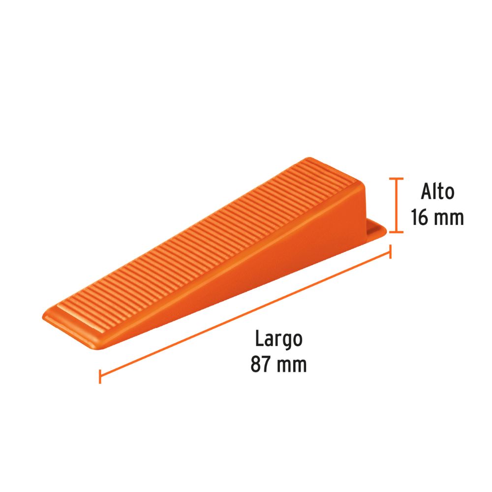 Cuñas para nivelación de azulejos, bolsa con 100pz TRUPER