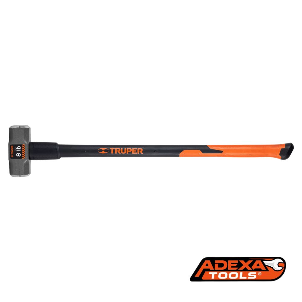 Comba mango fibra de vidrio 8 lb, 36″ de largo, TRUPER