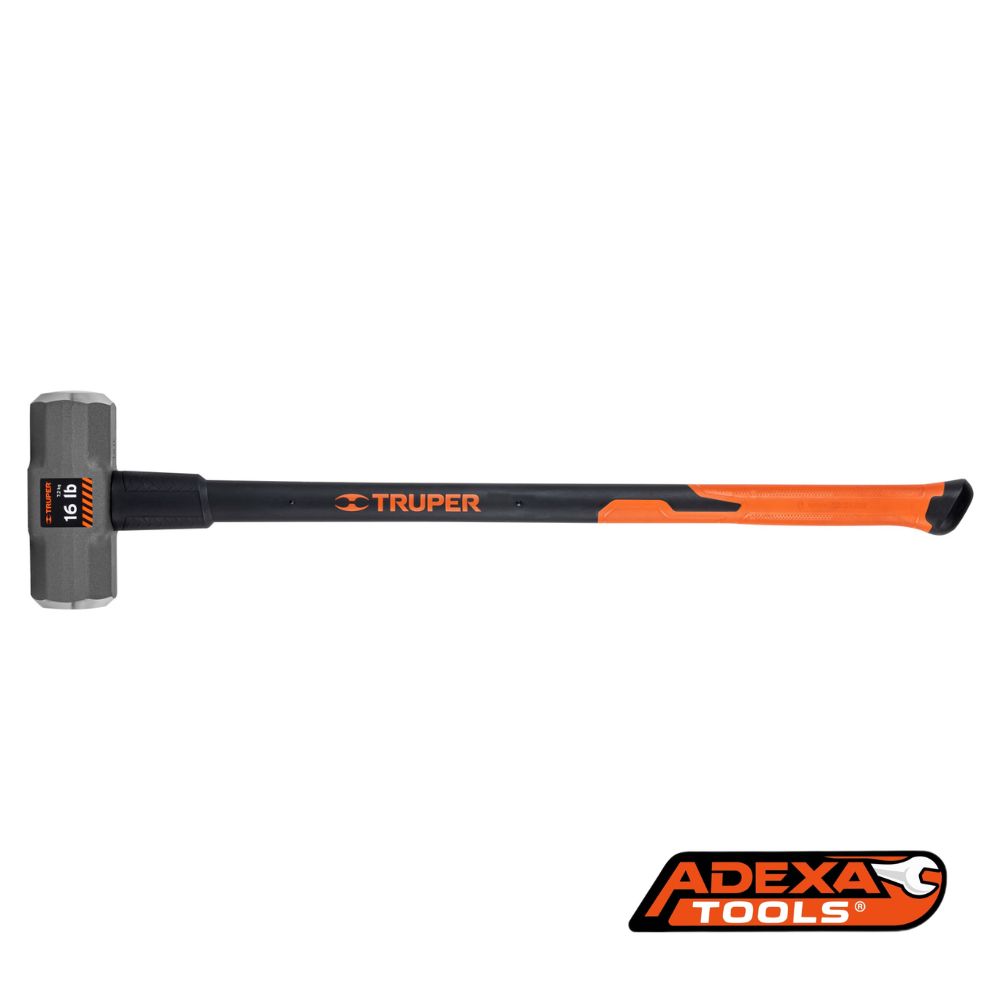 Comba mango fibra de vidrio 16 lb, 36″ de largo, TRUPER