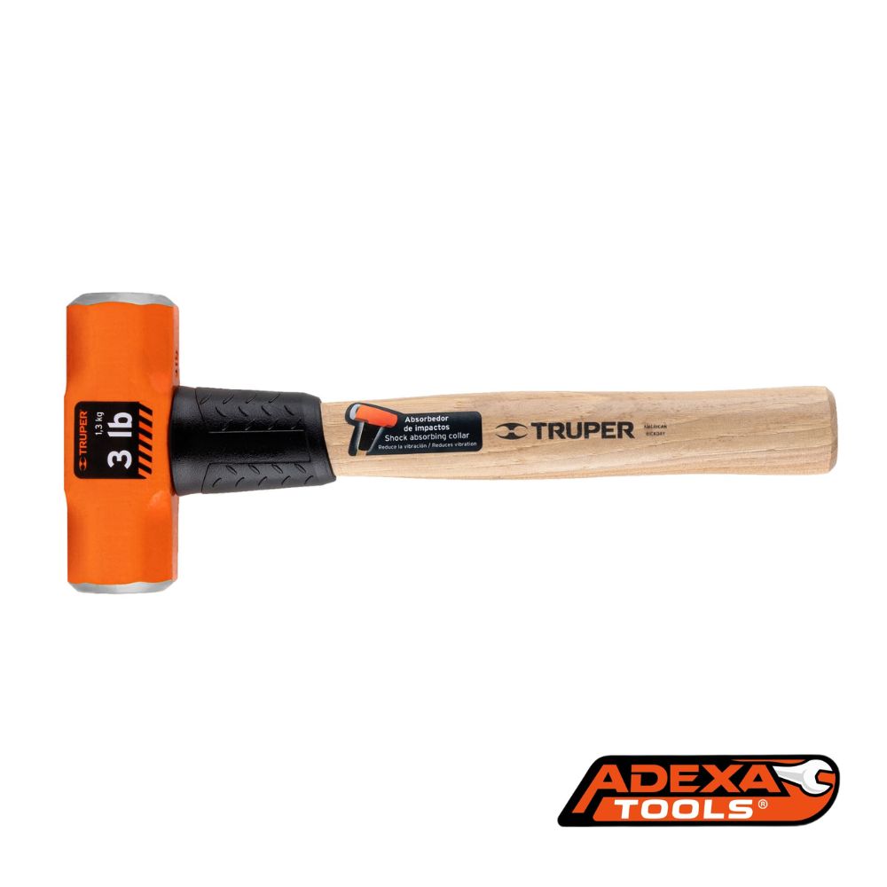 Comba mango de madera 3 lb, 12″ de largo, TRUPER