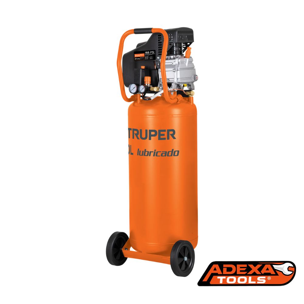 Compresor vertical 80 L, 3-1/2 HP (potencia máxima), 220 V TRUPER