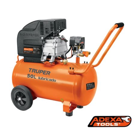 Compresor lubricado de aire, 50 L, 220 V/60 Hz TRUPER