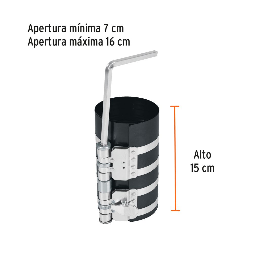 Compresor para anillos de pistón de diésel TRUPER