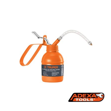 Aceitera de 180 ml (6 oz) con Aplicador Flexible, Truper
