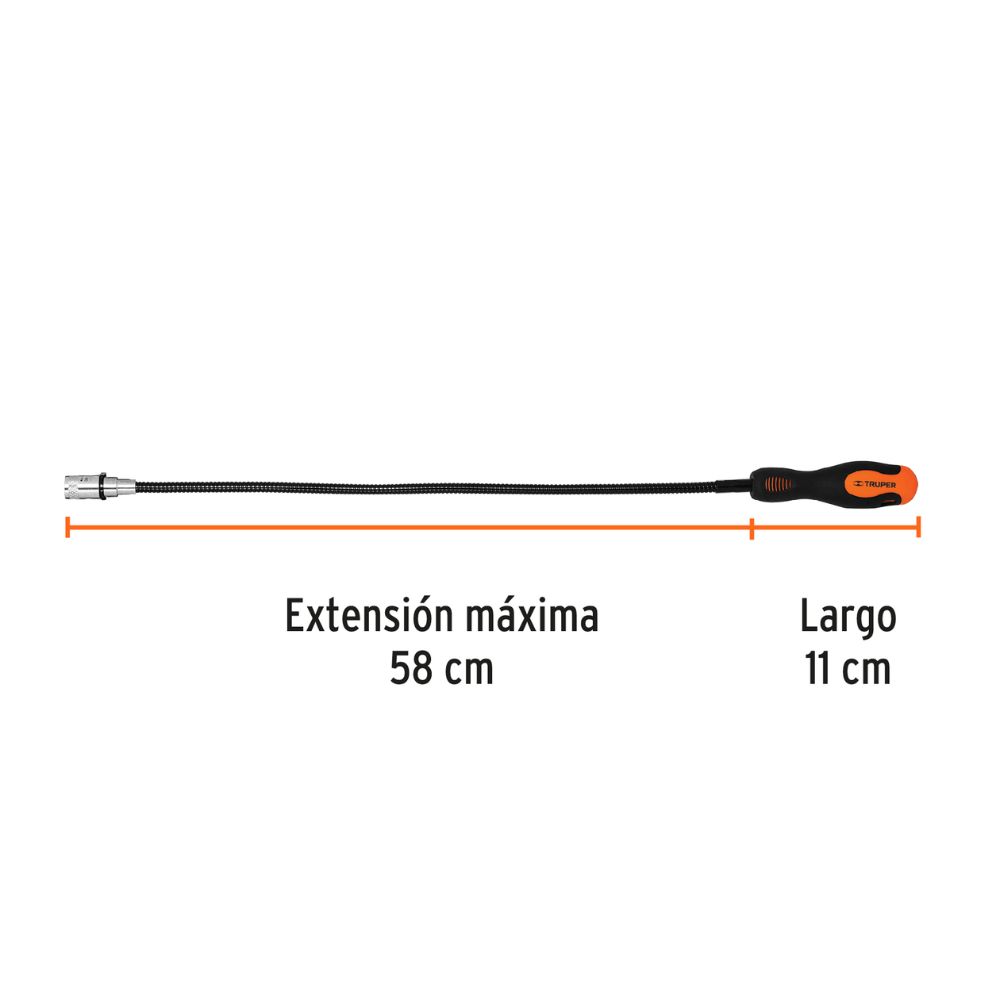 Imán Flexible de Acero con LED TRUPER