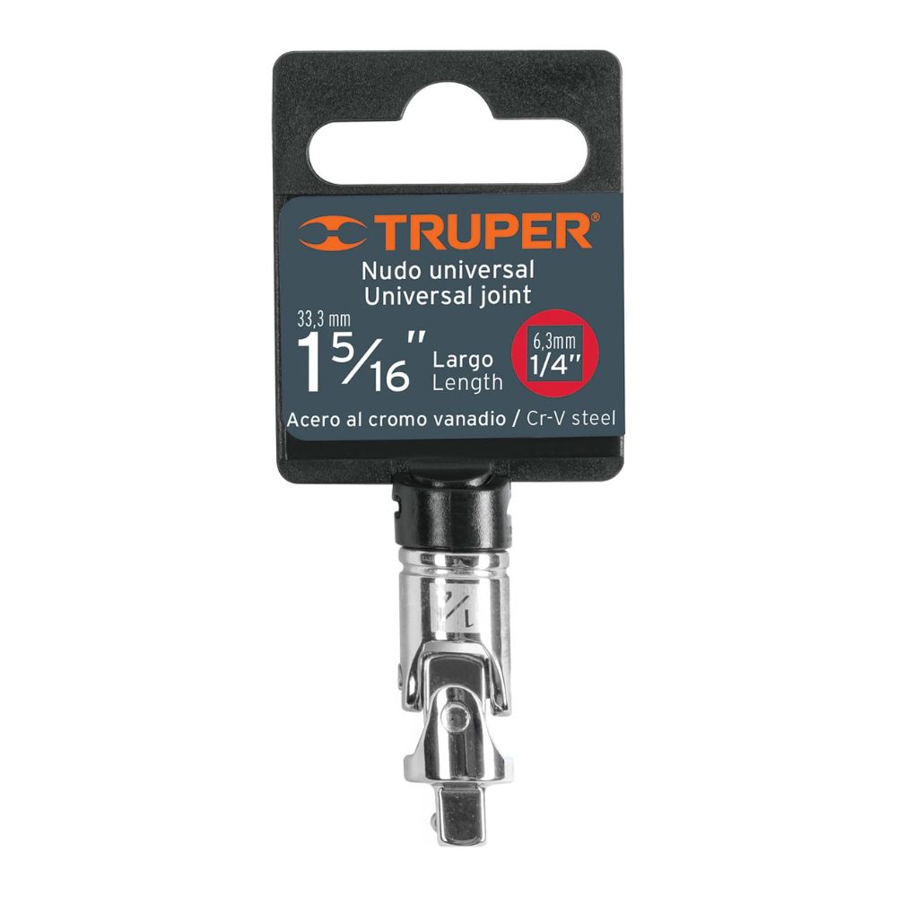 Cardan para dados de 1/4″, TRUPER