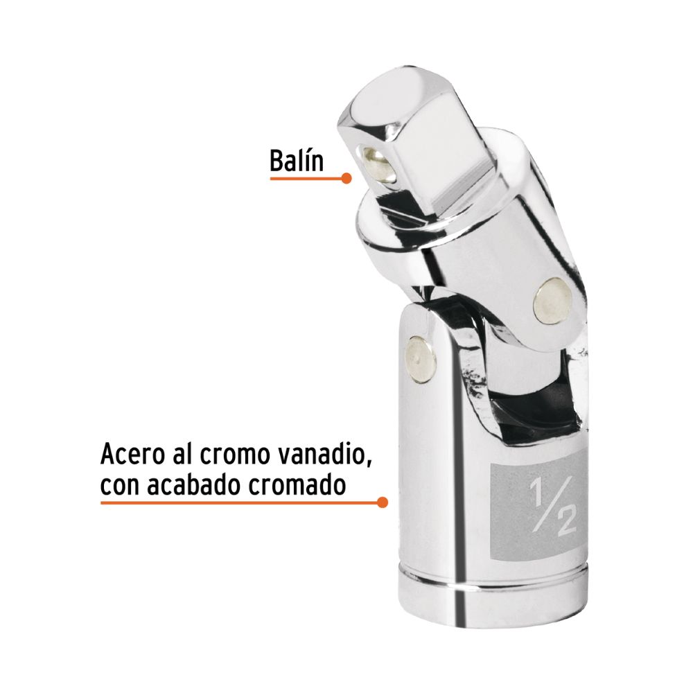 Cardan para dados de 1/2 «, TRUPER
