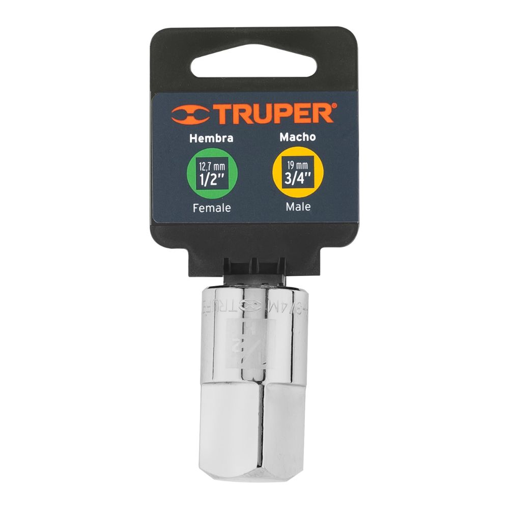 Dado reductor 1/2″ a 3/4″, TRUPER