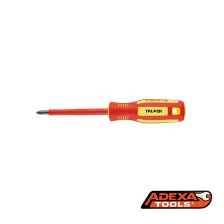 Desarmador dieléctrico de estrella 1/4" x 4", TRUPER