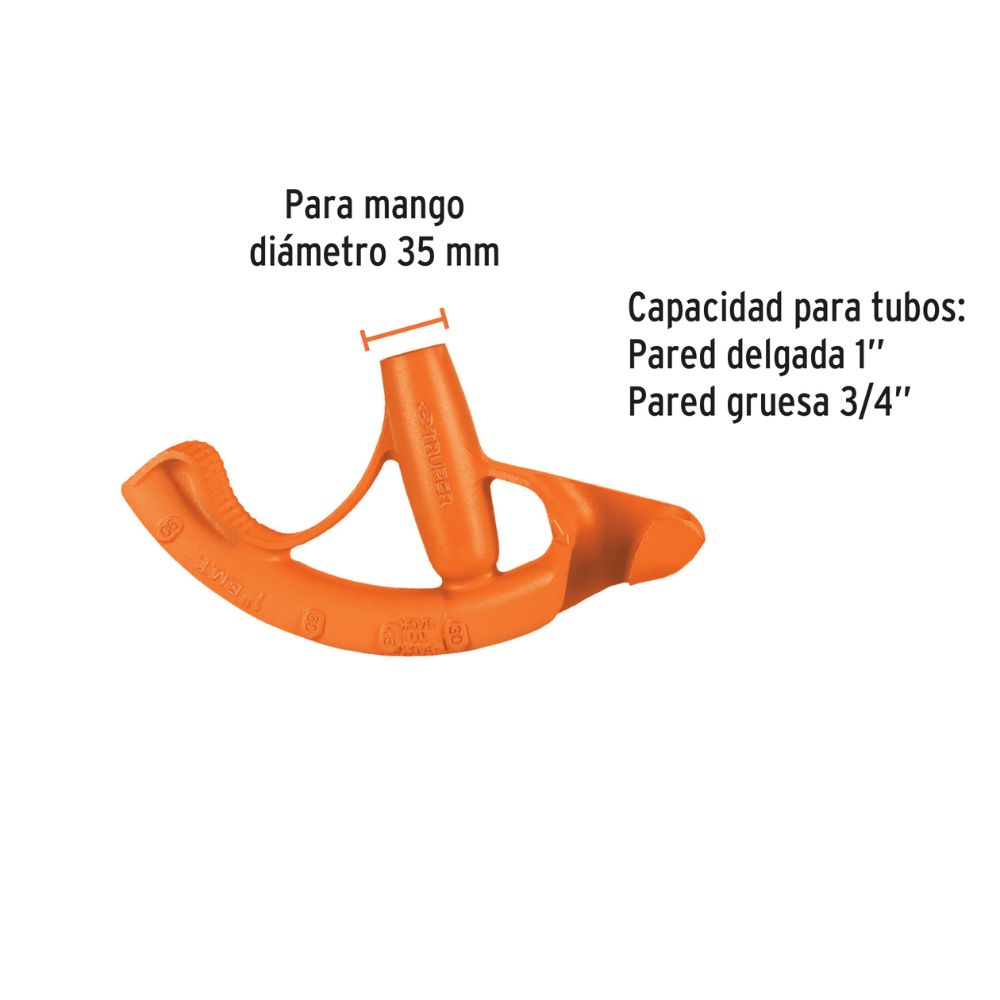 Doblador de tubo conduit 1″, TRUPER