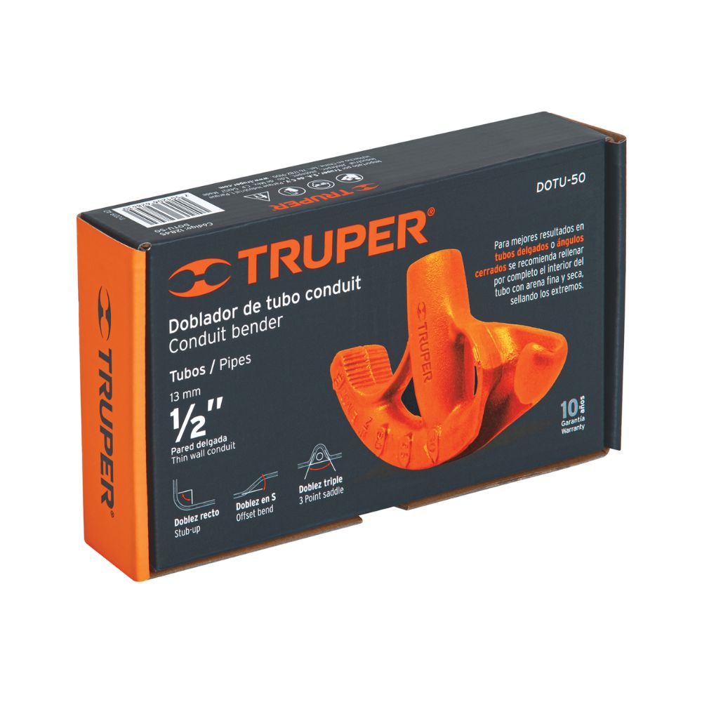 Doblador de tubo conduit 1/2″, TRUPER