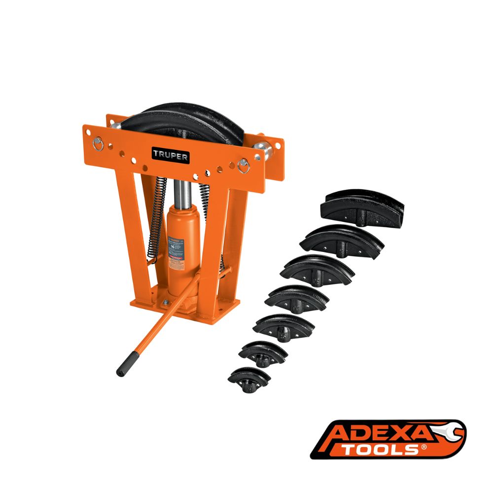 Doblador hidráulico para tubo, 16 ton, TRUPER