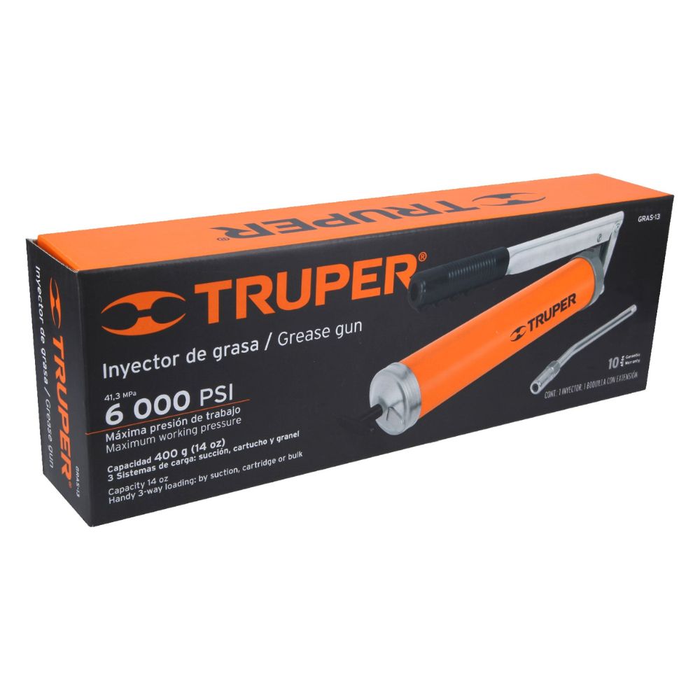 Engrasadora 14 oz, 6000 PSI TRUPER
