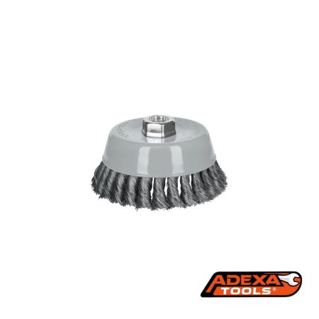 Escobilla tipo copa 5" alambre trenzado fino TRUPER