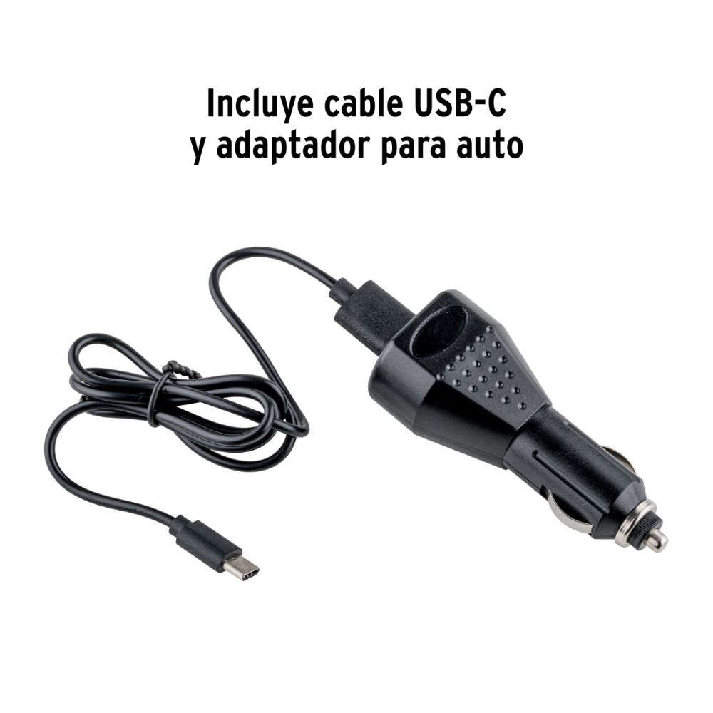 Linterna reflectora LED 900 lm, recargable, TRUPER