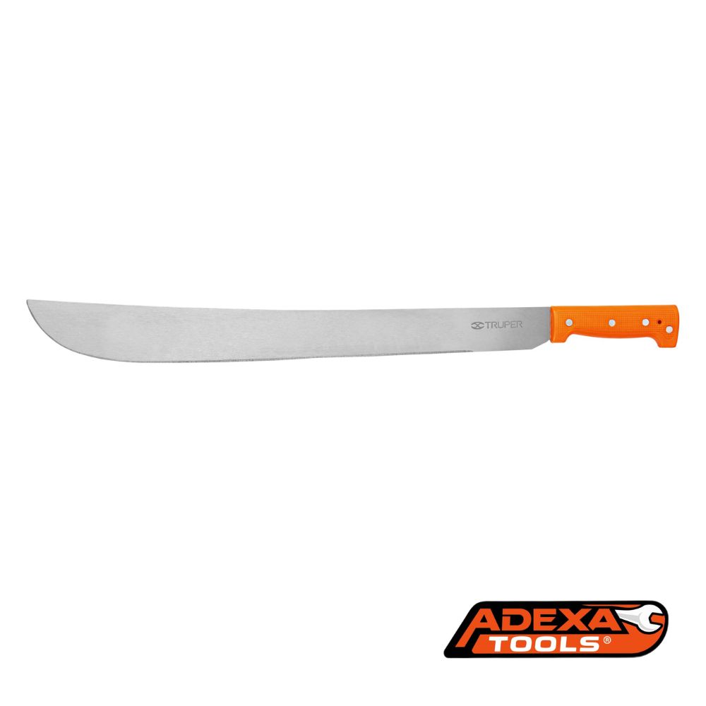 Machete 22″ cacha naranja remachada, TRUPER