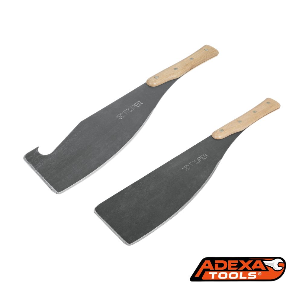 Machete cañero sin gancho 15″, mango de madera, TRUPER