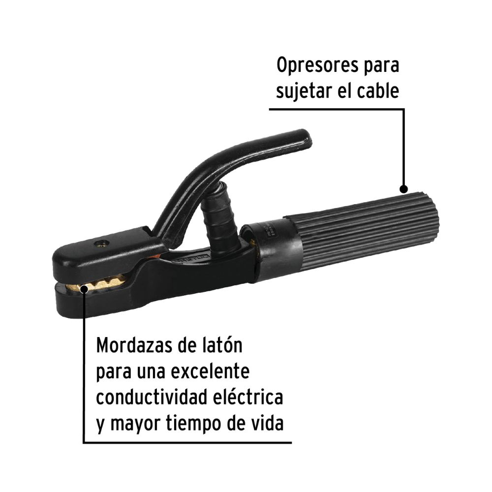 Pinza porta electrodos de 500 A, PRETUL