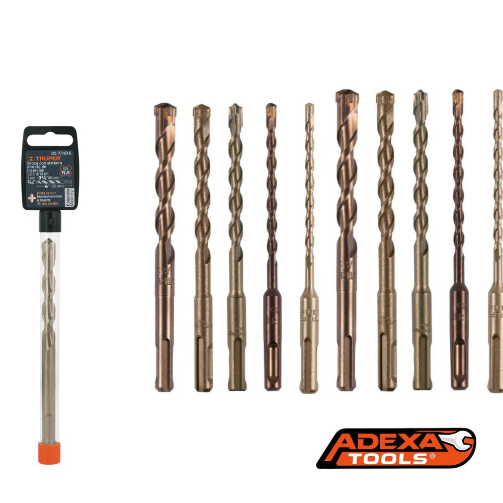 Brocas SDS Plus para concreto TRUPER